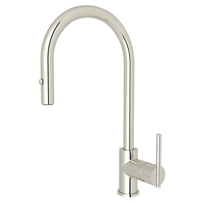 Rohl Modern Pull-down Side Lever Kitchen Faucet In Polished Nickel CY57L-PN-2