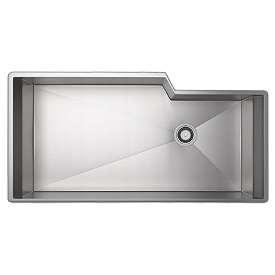 Rohl Single Bowl Stainless Steel Kitchen Sink In Brushed Stainless Steel RGK3016SB