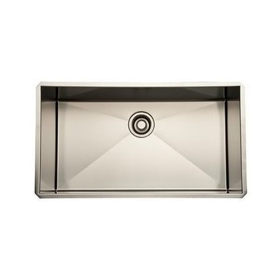 Rohl Single Bowl Stainless Steel Kitchen Sink In Brushed Stainless Steel RSS3016SB