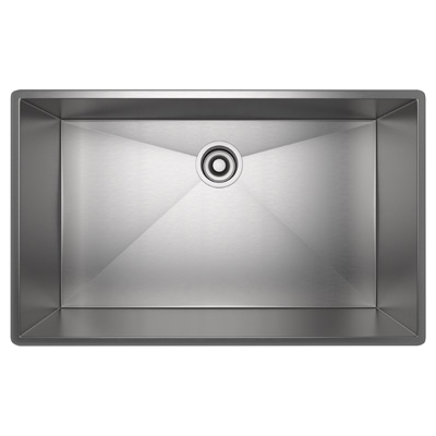 Rohl Single Bowl Stainless Steel Kitchen Sink In Brushed Stainless Steel RSS3318SB