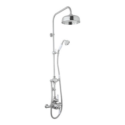 Rohl Edwardian Thermostatic Shower Package In Polished Chrome U.KIT1NL-APC