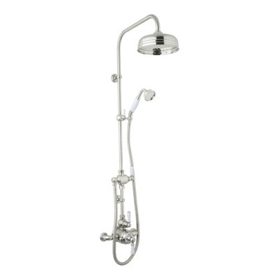 Rohl Shower Systems, NickelPolished Nickel, Nickel,Brushed-Nickel, Traditional, ROHL SHWR PKG, FCT & TRIM, Thermostatic Shower, 824438281554, U.KIT1NL-PN