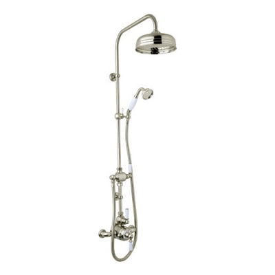 Rohl Edwardian Thermostatic Shower Package In Satin Nickel U.KIT1NL-STN