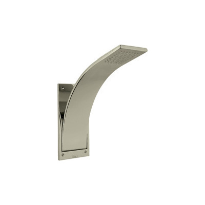 Rohl Cisal Wave Integrated Shower Arm And Spray Showerhead Complete In Satin Nickel   WA1319-STN