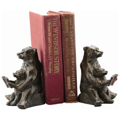 Spi Home Reading Bear Bookends 50607