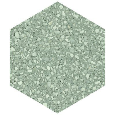 Soci Tile 9x10 Terrazzo Gray Hexagon SSF-5639