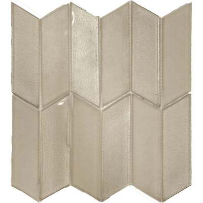 Soci Tile SSA-1212 Cosmopolitan Series Axis Pattern Ankara Glossy Mosaic Tile