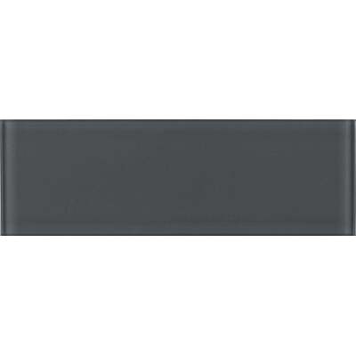 Soci Tile SSA-1237 Lenexa Brick Black Glossy 4X12 (9.99/SF) Loose Tile