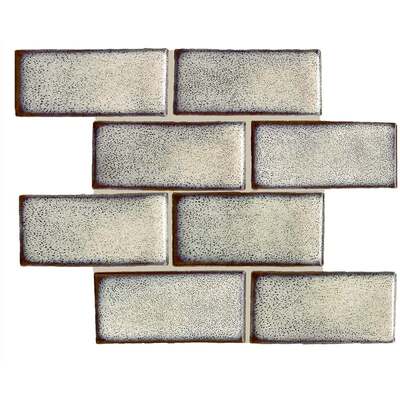 Soci Tile SSE-810 Chateau Series Brick Knox Glossy 3X6 Mosaic Tile