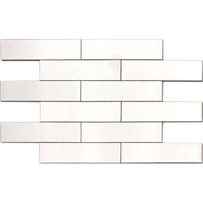 Soci Tile SSE-871 Winspear Series Subway White Matte 2X8 Mosaic Tile