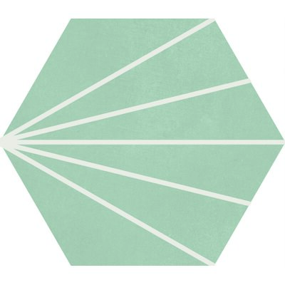 Soci Tile SSF-5635 Aura Peridot Decor Hexagon Matte 9X10 (8.064/SF) Porcelain Tile