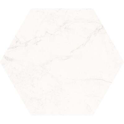 Soci Tile SSF-5818 Keystone White Matte Hexagon 8X9 (9.37/SF) Porcelain Tile