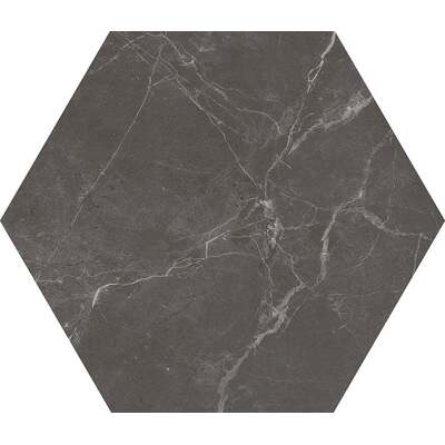 Soci Tile SSF-5819 Keystone Onyx Matte Hexagon 8X9 (9.37/SF) Porcelain Tile