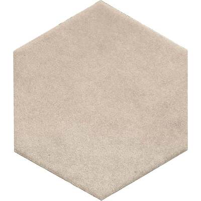Soci Tile SSF-5914 Work Hexawork Taupe Matte 7X8 (4.88/SF) Porcelain Tile