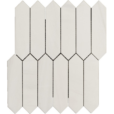 Soci Tile SSH-308 Classic Series Picket Pattern Dolomite Polished Mosaic Tile