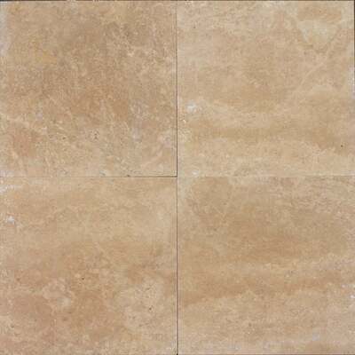 Soci Tile SSK-752 Travertine Light Walnut H/F 18X18 Natural Stone - Field Tile