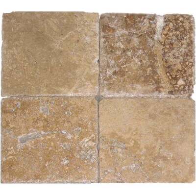 Soci Tile SSK-806 Travertine Silver H/F 18X18 Natural Stone - Field Tile