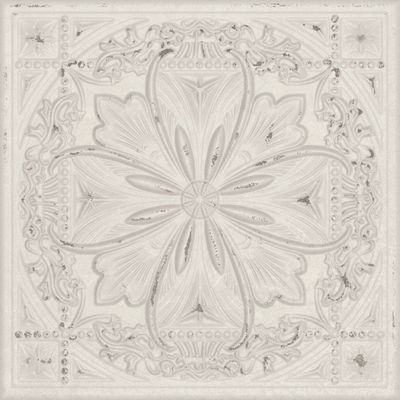 Soci Tile SSN-1559 Gatsby White Tin Matte 8X8 (9.526/SF) Loose Tile