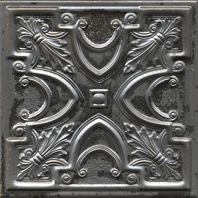 Soci Tile SSN-1563 Gatsby Lead Tin Matte 8X8 (9.526/SF) Loose Tile