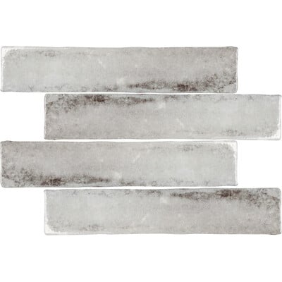 Soci Tile SSN-1637 Savannah Gray Glossy 2X10 (6.432/SF) Loose Tile