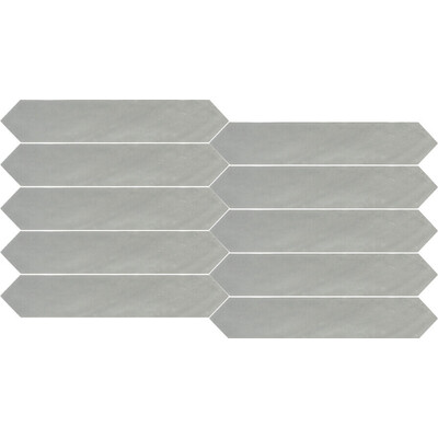 Soci Tile SSN-1648 Switch Picket Gray Glossy 2X10 (2.369/SF) Loose Tile