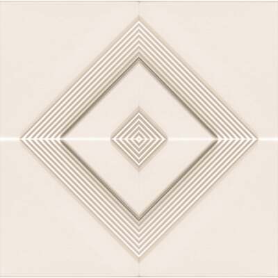 Soci Tile SSN-1659 D'Autore Valentino White Matte 5X5 (5.278/SF) Porcelain Tile