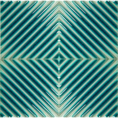 Soci Tile SSN-1660 D'Autore Enzo Aqua Glossy 5X5 (4.914/SF) Porcelain Tile