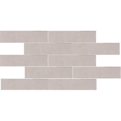 Soci Tile SSN-1676 Murus Brick Smoke Glossy 3X11 (10.55/SF) Porcelain Tile