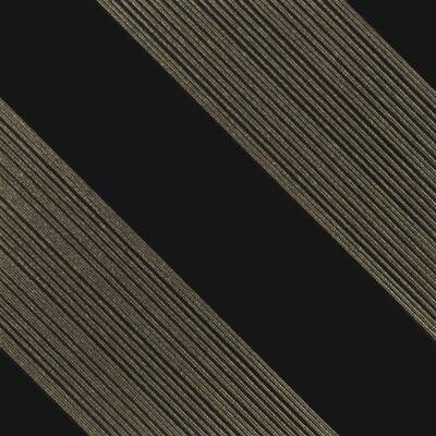 Soci Tile SSN-1839 Outline Duo Black Gold Matte 12X12 Loose Tile