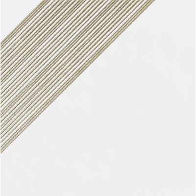 Soci Tile SSN-1849 Outline Solo White Gold Matte 12X12 Loose Tile