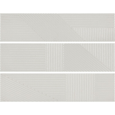 Soci Tile SSN-1864 Patch Opera Gray Glossy 4X16 Loose Tile