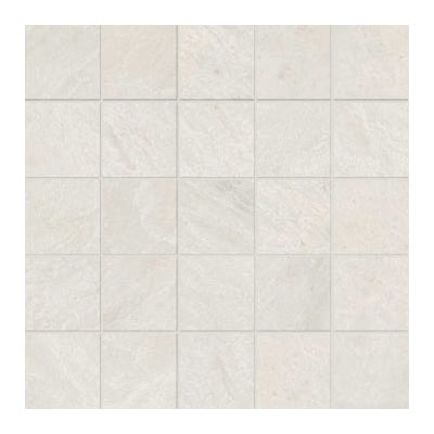 Soci Tile SSP-027 Uptown Ice White Matte 2X2 Mosaic 12X12 Mosaic Tile
