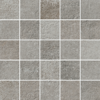 Soci Tile SSP-030 Range Gray Matte 2X2 Mosaic 12X12 Mosaic Tile