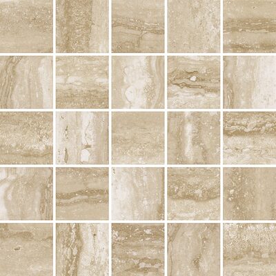 Soci Tile SSP-033 Tivoli Desert Matte 2X2 Mosaic 12X12 Mosaic Tile