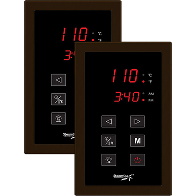 Steam Spa Dual Touch Control Panel in Oil Rubbed Bronze, 848308064801, DTPOB