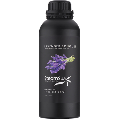 Steam Spa 100% Natural Essence of Lavender 1000ml Aromatherapy Bottle, 191042062184, G-OILLAV1K