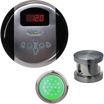 Steam Spa SteamSpa Indulgence Control Kit in Brushed Nickel, 848308010884, INPKBN