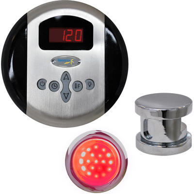Steam Spa SteamSpa Indulgence Control Kit in Chrome, 848308010891, INPKCH