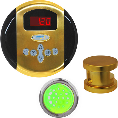 Steam Spa SteamSpa Indulgence Control Kit in Polished Gold, 848308010907, INPKGO