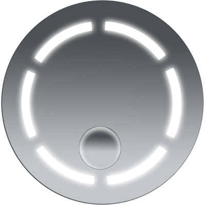 Steam Spa SteamSpa Round Fog Free Bathroom Mirror, 848308005712, MIR06