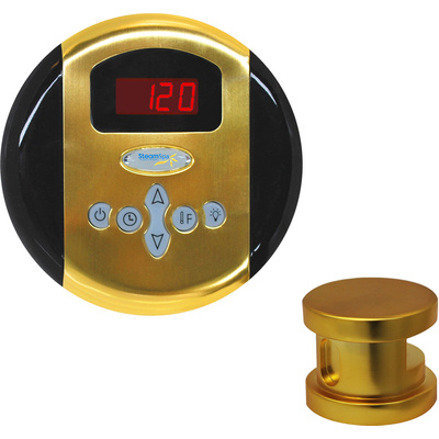 Steam Spa SteamSpa Oasis Control Kit in Polished Gold, 848308010877, OAPKGO