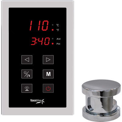 Steam Spa SteamSpa Oasis Touch Panel Control Kit in Chrome, 848308031674, OATPKCH