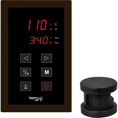 Steam Spa Oasis Touch Panel Control Kit in Oil Rubbed Bronze, 848308031698, OATPKOB
