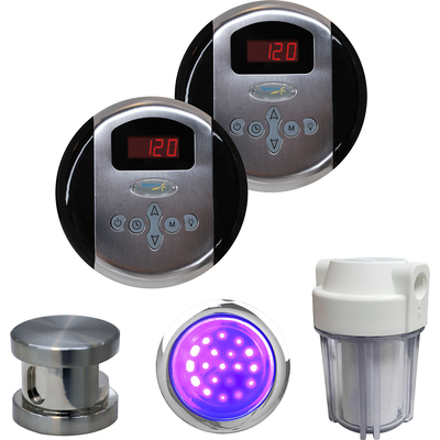 Steam Spa SteamSpa Royal Control Kit in Brushed Nickel, 848308010945, RYPKBN2