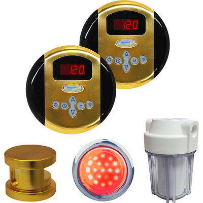 Steam Spa SteamSpa Royal Control Kit in Polished Gold, 848308010969, RYPKGO2