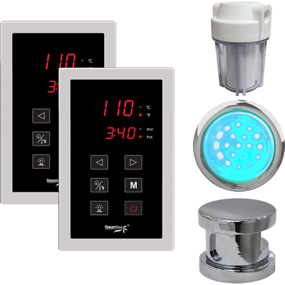 Steam Spa SteamSpa Royal Touch Panel Control Kit in Chrome, 848308031759, RYTPKCH
