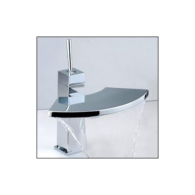Sumerain S1128CW Waterfall Lavatory Faucet Polished Chrome