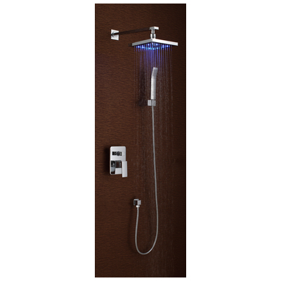 Sumerain S3073CL Led Thermal Shower System In Polished Chrome