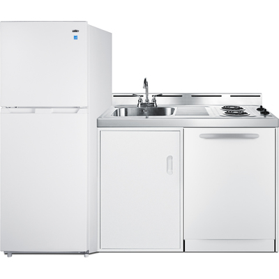 Summit 71 inch Wide All-In-One Kitchenette with Dishwasher, 761101086910, ACKDW72