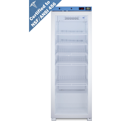 Summit 24 inch Wide Upright Medical Refrigerator, Certified to NSF/ANSI 456 Vaccine Storage Standard, 761101107783, ACR1322GNSF456LHD